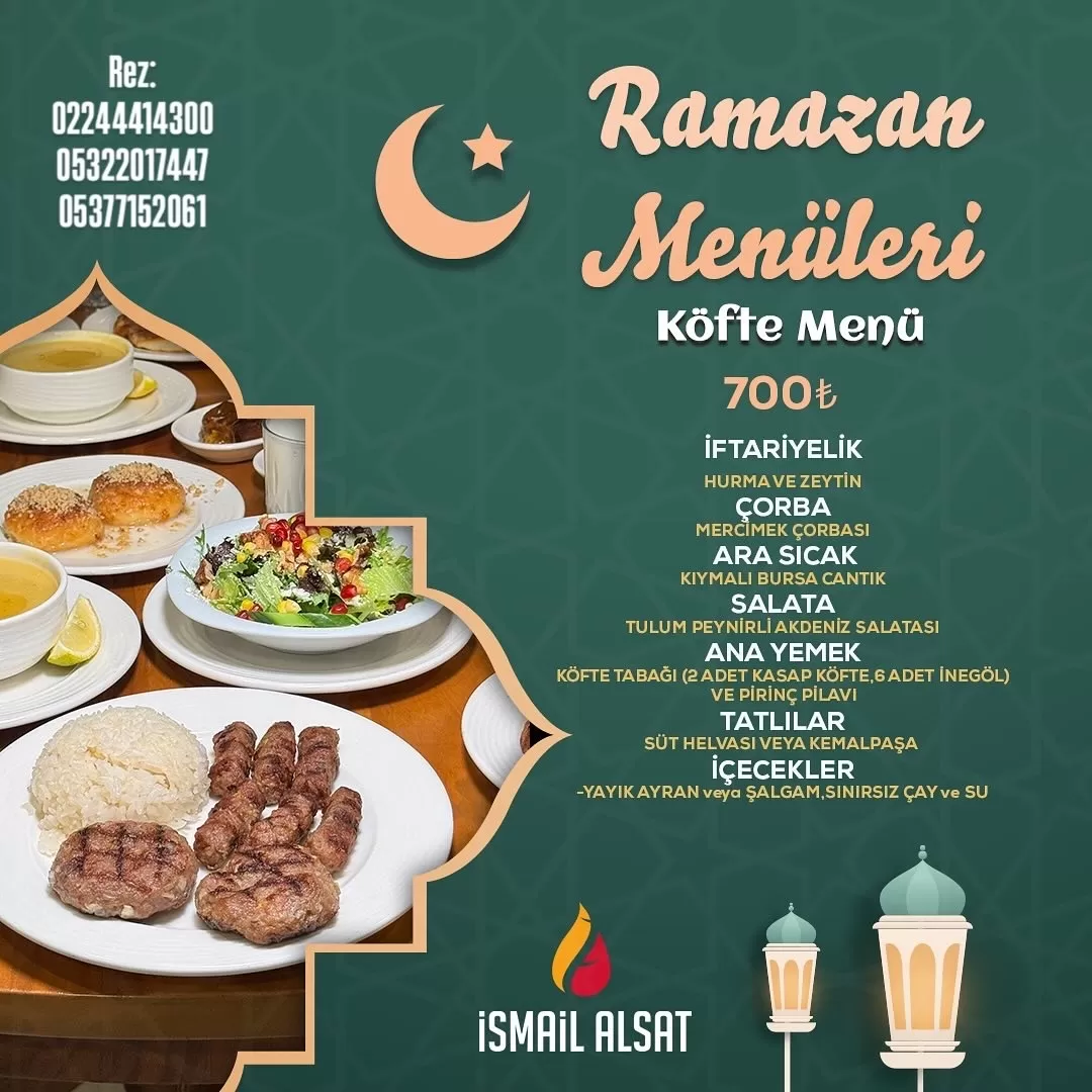 Ramazan Menüsü 1